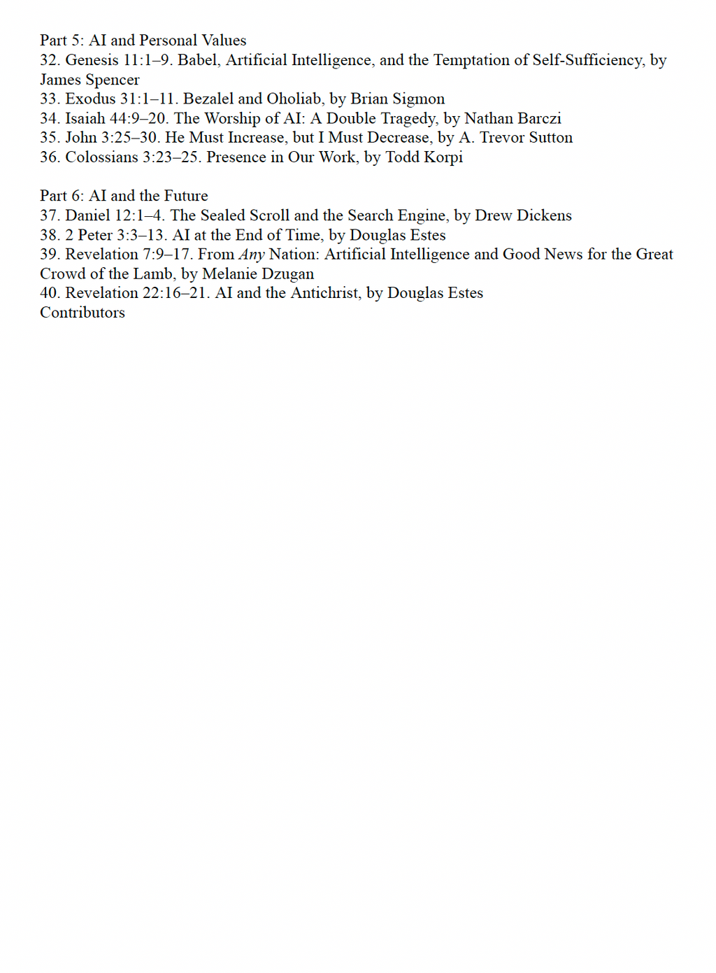 40 Bible Passages About AI